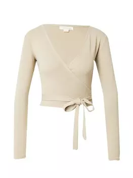 Лонгслив AROPOSTALE, светло-бежевый