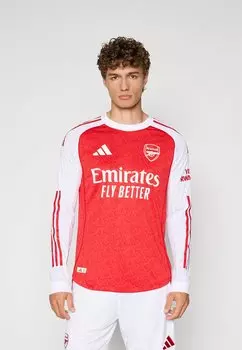 Лонгслив ARSENAL FC 25/26 HOME AUTHENTIC JERSEY LONGSLEEVE - Club wear Adidas Performance, красный