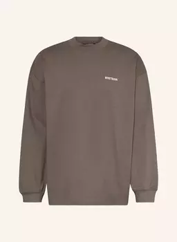 Лонгслив арвид WRSTBHVR, темно-коричневый