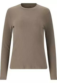 Лонгслив Athlecia Performance Shirt Lankae, коричневый