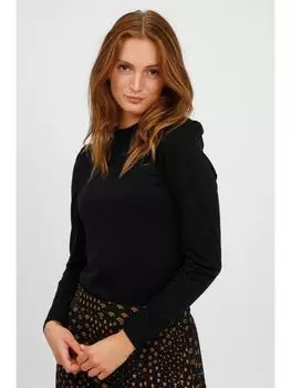 Лонгслив b.young, черный деним