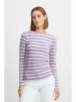 Лонгслив b.young, фиолетовый