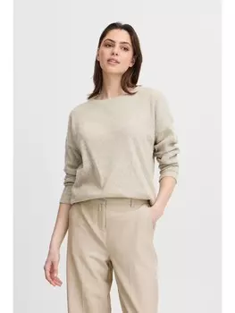 Лонгслив b.young Longsleeve, натуральный