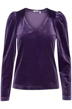 Лонгслив b.young PERLINA, фиолетовый
