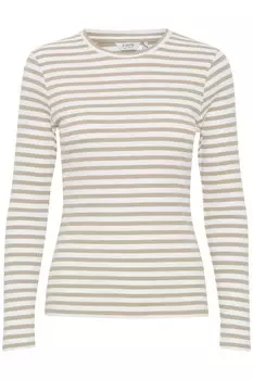 Лонгслив b.young PESSY, бежевый