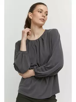 Лонгслив b.young Shirttop BYPERL TSHIRT - 20811741 Langarm-Top, серый