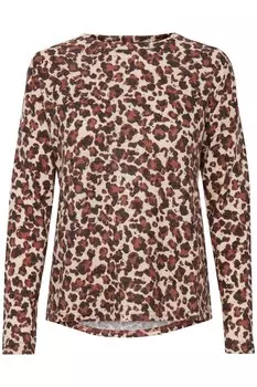 Лонгслив b.young SKY, бежевый