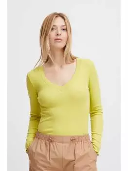 Лонгслив b.young, желтый