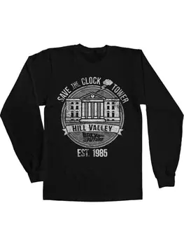 Лонгслив Back To The Future, черный