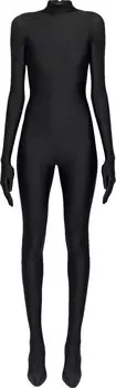 Лонгслив Balenciaga Falkon Long-Sleeve Bodysuit 'Black', черный