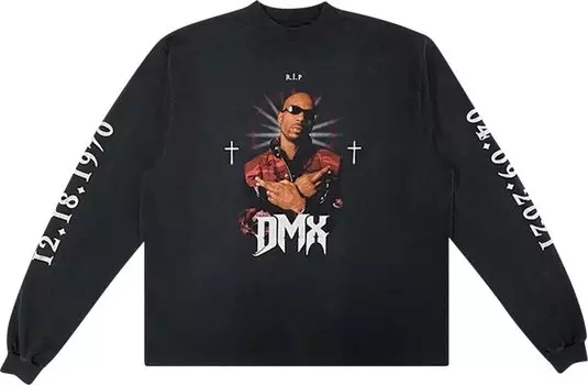 Лонгслив Balenciaga x Yeezy DMX Tribute Long-Sleeve 'Black', черный