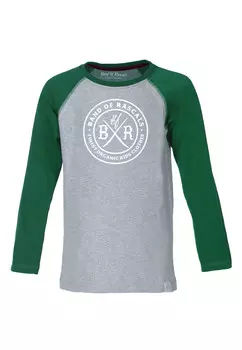 Лонгслив Band of Rascals Circle Raglan, зеленый