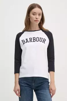 Лонгслив Barbour, белый