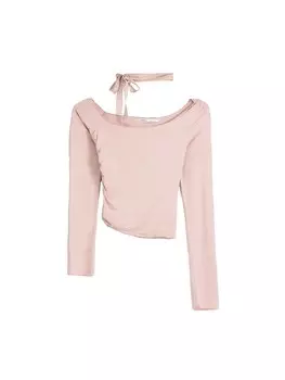 Лонгслив Bershka, розовый