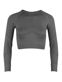 Лонгслив BeShaped Power Up!, серый