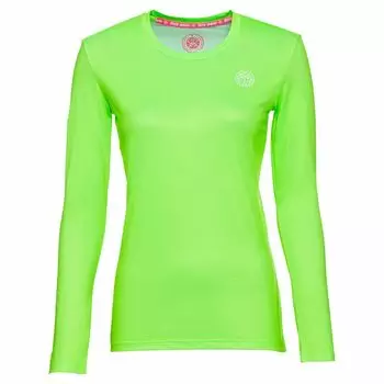 Лонгслив BIDI BADU Pia Tech Roundneck, цвет neongrn