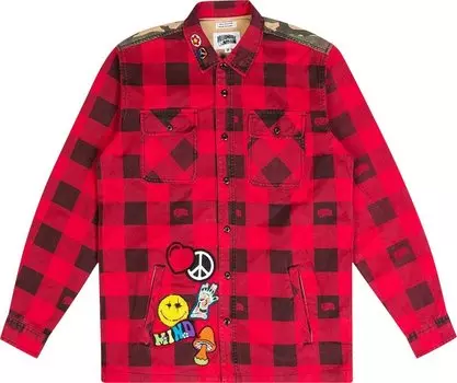 Лонгслив Billionaire Boys Club BB Ruckus Long-Sleeve Woven 'Red', красный