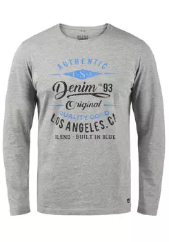 Лонгслив BLEND Langarmshirt, серый