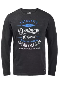 Лонгслив BLEND Langarmshirt, серый