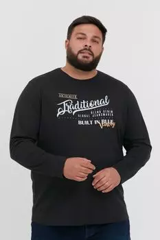 Лонгслив BLEND Longsweatshirt, черный