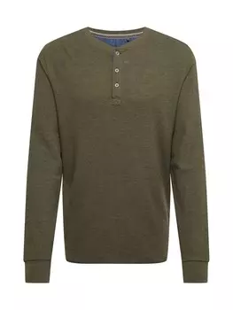 Лонгслив BLEND Shirt Noble, оливковый