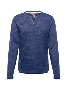 Лонгслив BLEND Shirt, пятнистый синий