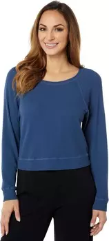 Лонгслив bobi Los Angeles Slouchy Raglan Long Sleeve in Modal Thermal, цвет Coast