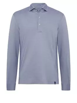 Лонгслив Boggi Milano Shirt, индиго
