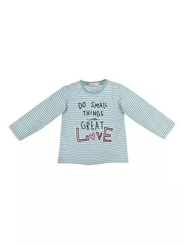 Лонгслив Bondi Great Love, бирюзовый