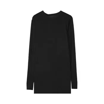 Лонгслив Boris Bidjan Saberi Tight Fit Long-Sleeve, черный