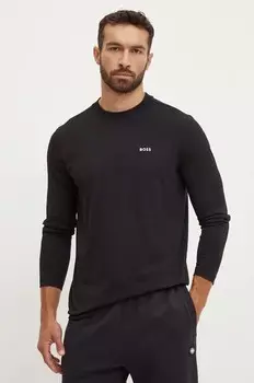 Лонгслив Boss Green, черный