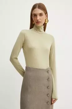 Лонгслив BOSS ORANGE Boss Orange, зеленый