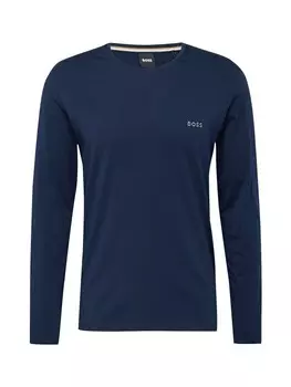Лонгслив BOSS Shirt Mix&Match, темно-синий