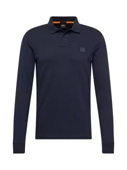 Лонгслив BOSS Shirt Passerby, темно-синий