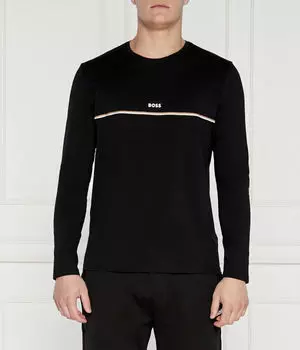 Лонгслив Boss Unique Regular Fit, черный