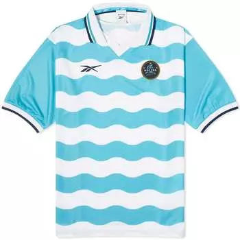 Лонгслив Botter X Reebok Football Top, цвет Scuba Pop & White