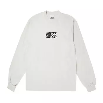 Лонгслив Bricks & Wood Logo Long-Sleeve, белый