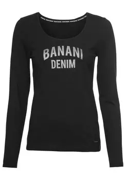Лонгслив Bruno Banani, черный