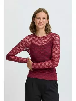 Лонгслив byoung, красный