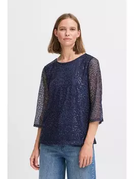 Лонгслив byoung, синий