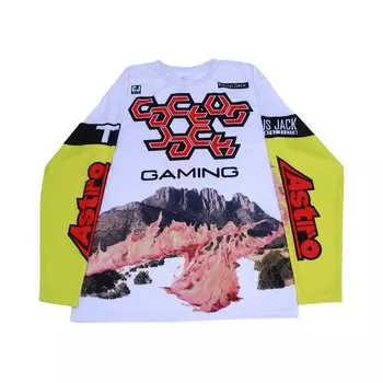 Лонгслив Cactus Jack by Travis Scott The Scotts Gaming II Long-Sleeve Jersey 'White', белый