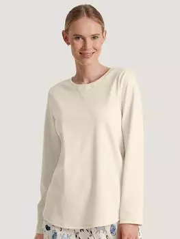 Лонгслив Calida Shirt, цвет charm cream