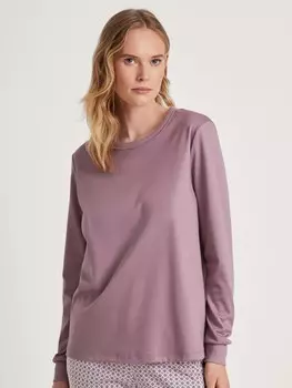 Лонгслив Calida Shirt, цвет elderberry