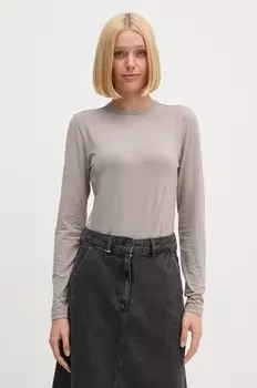 Лонгслив Calvin Klein, бежевый