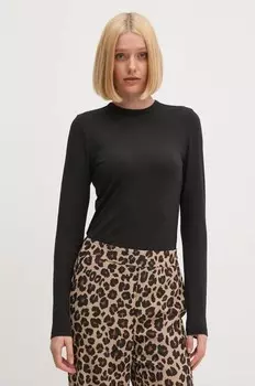 Лонгслив Calvin Klein, черный