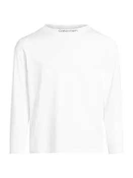 Лонгслив Calvin Klein Jeans Shirt, белый