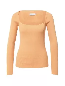 Лонгслив Calvin Klein, оранжевый