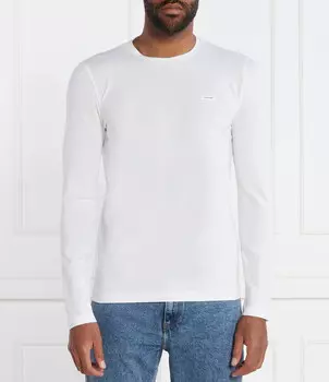 Лонгслив Calvin Klein Slim Fit stretch, белый
