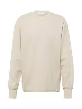 Лонгслив Calvin Klein, светло-бежевый
