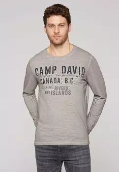 Лонгслив Camp David, серый
